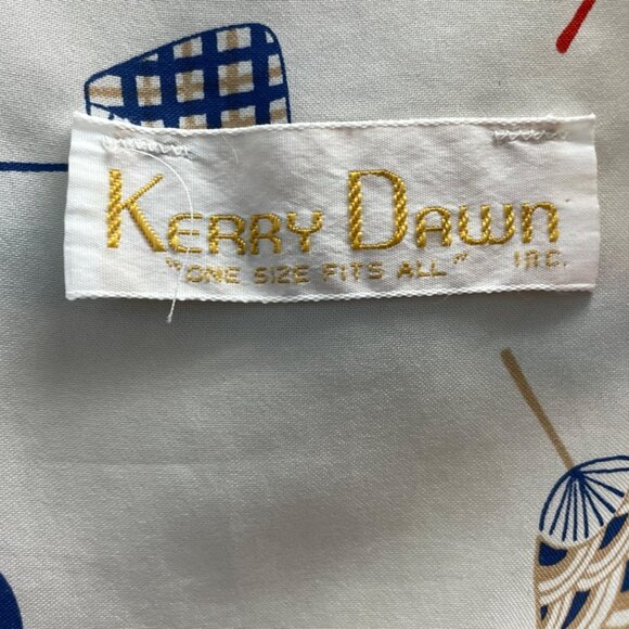 Kerry Dawn Japanese-Inspired Kimono Robe With Fan Print Multi-Color One Size - Picture 8 of 9